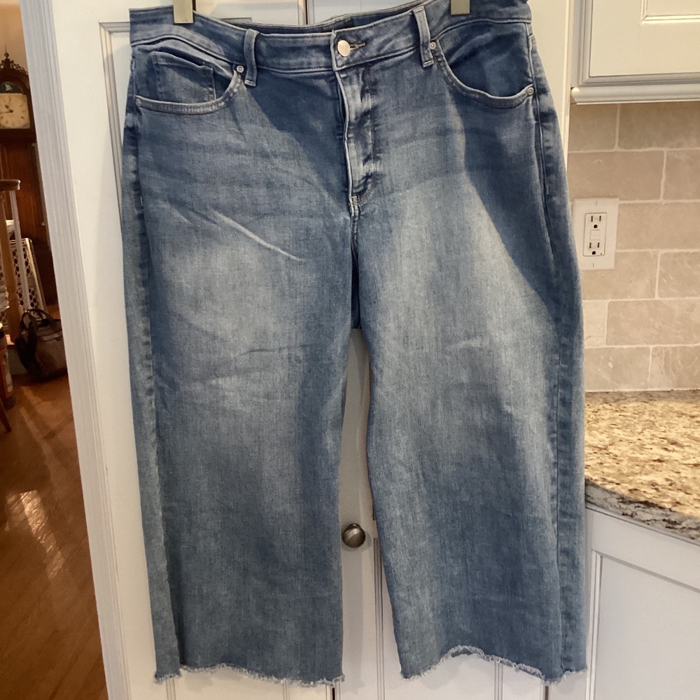 NYDJ Wide Leg Cropped Jeans 16W